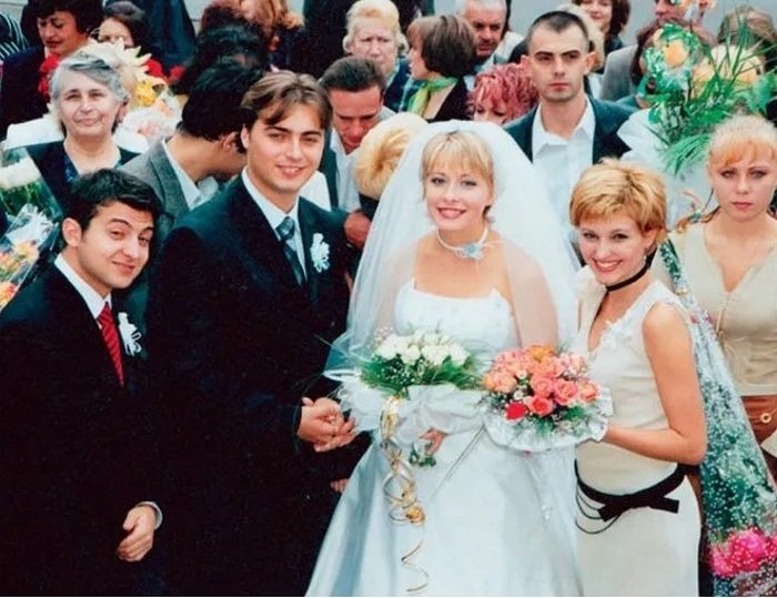 В Сети появились фото со свадьбы Елены Кравец 18 лет назад