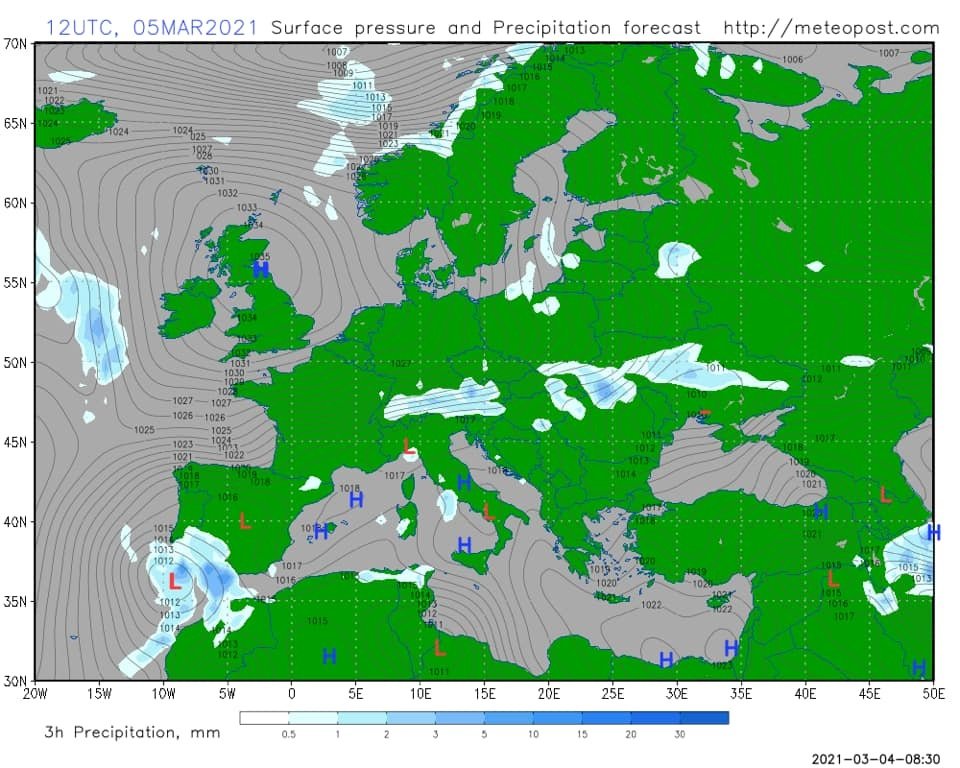 В Україні пройдуть дощі з мокрим снігом: прогноз погоди від Наталки Діденко