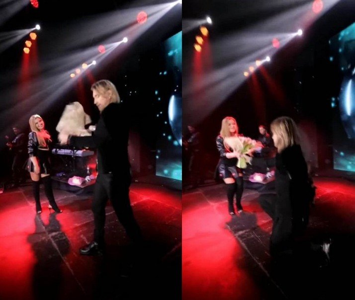 Олег Винник сделал жене приятный сюрприз прямо во время концерта