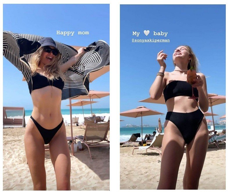 Віра Брежнєва з дочкою в купальниках поділилися знімками з відпочинку