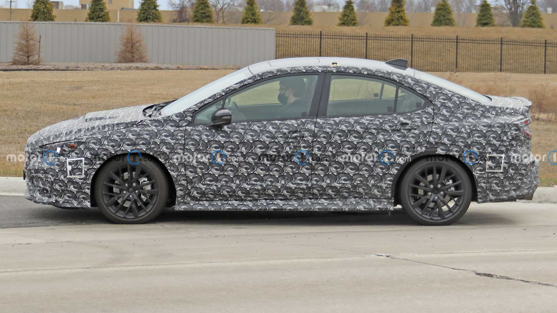 На тестах впервые заметили Subaru WRX нового поколения