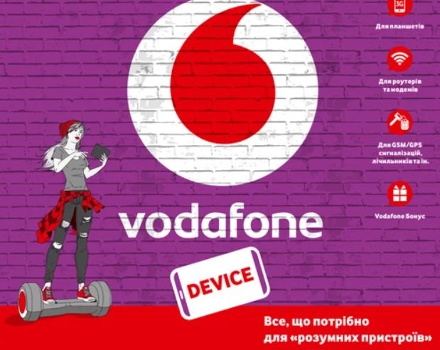Vodafone запустив найдешевший тариф за 50 гривень на місяць