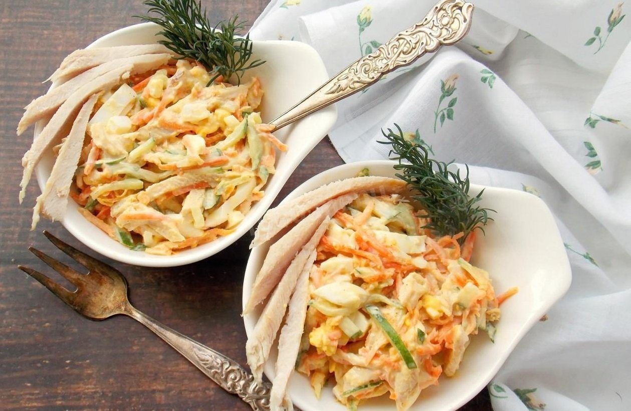 Салат из картофеля и корейской моркови: рецепт быстрого и бюджетного угощения