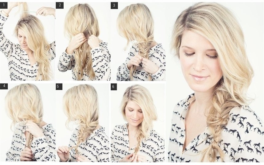 Чотири прості і модні зачіски для довгого волосся своїми руками