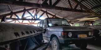 В заброшенном гараже нашли “кладбище“ старых Range Rover - today.ua