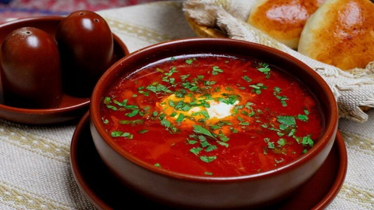 Борщ по-украински (оранжевый) рецепт – Украинская кухня: Супы. «Еда»