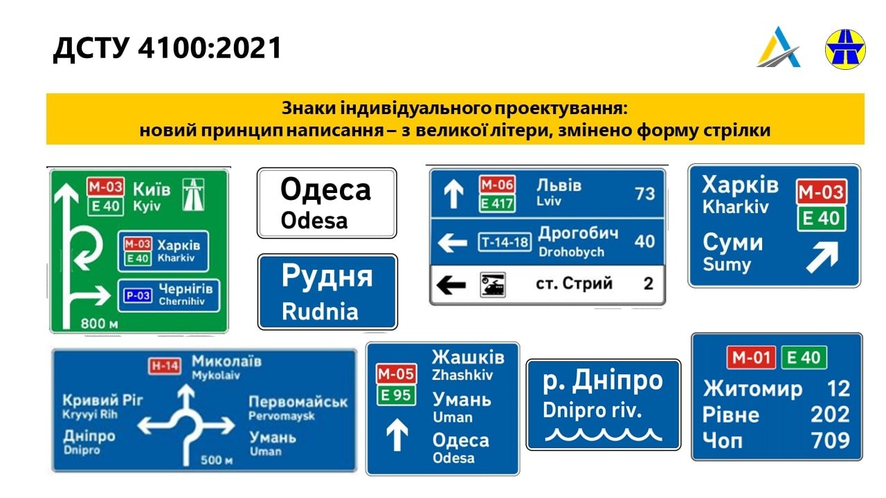 В Україні з'являться нові дорожні знаки 