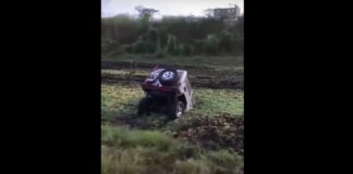 “Думал лужайка“: Land Rover попал в болото (видео)  - today.ua