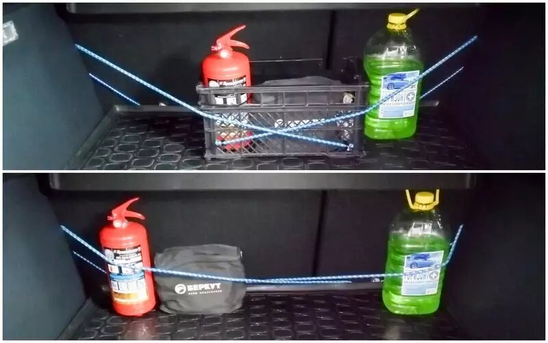 Лайфхак: як просто зафіксувати речі в багажнику