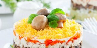 Осінній салат з грибами: рецепт ситної страви на кожен день або до свята - today.ua