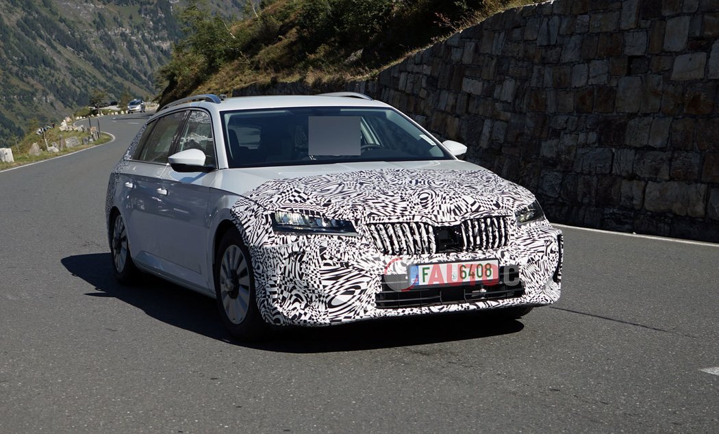В Альпах тестируют Skoda Superb нового поколения - today.ua