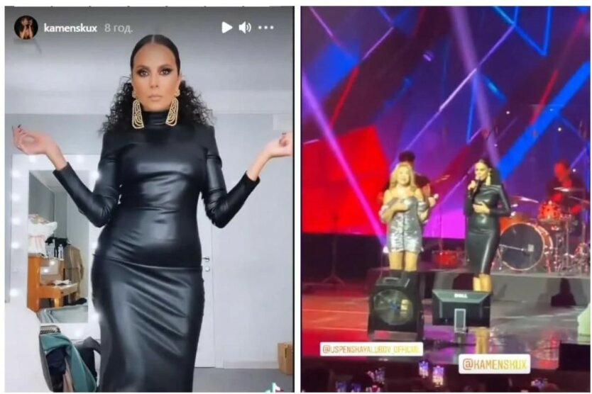 Настя Каменских в облегающем платье показала округлившийся живот - today.ua