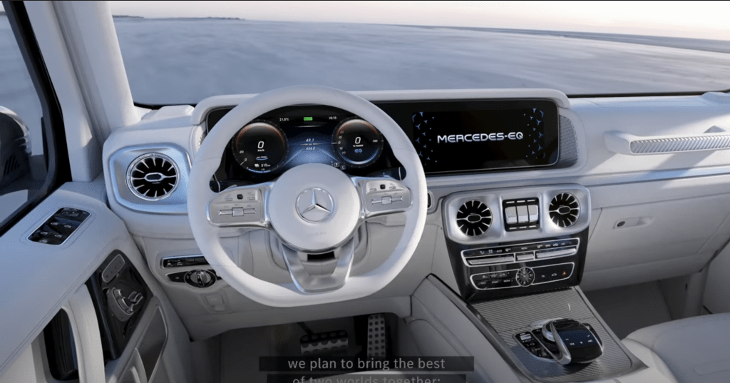 Mercedes показал концепт электрического G-Class