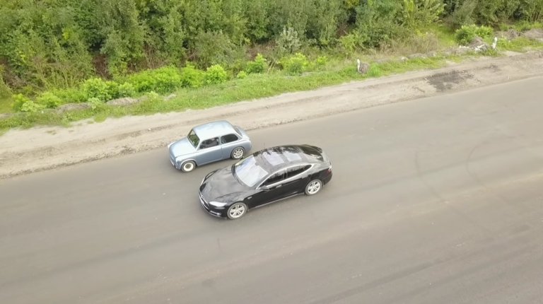 Электрический ЗАЗ бросил вызов Tesla – видео