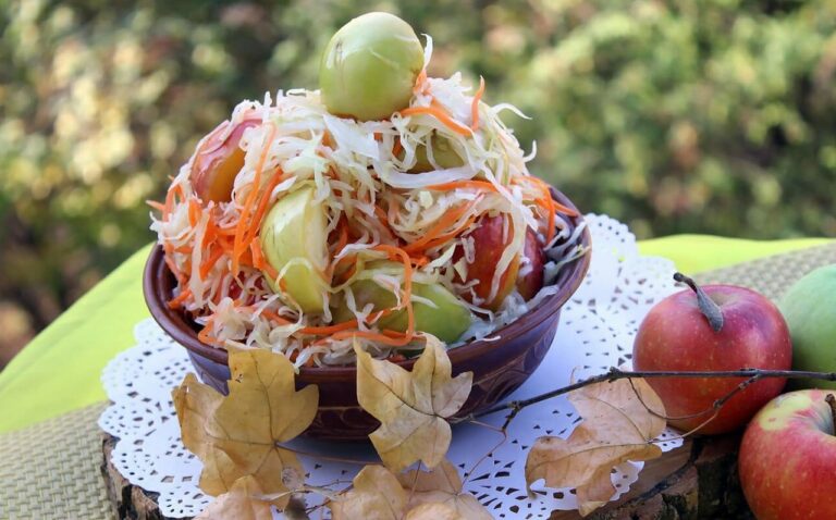 Квашеная капуста с яблоками и клюквой: рецепт вкусного и полезного салата на зиму - today.ua