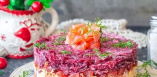 Салат “Шуба“ с красной рыбой: рецепт изысканного угощения к новогоднему застолью - today.ua