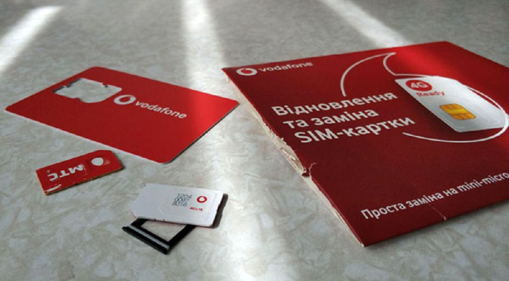 Vodafone запускає у продаж нові SIM-картки зі зменшеним розміром утримувача