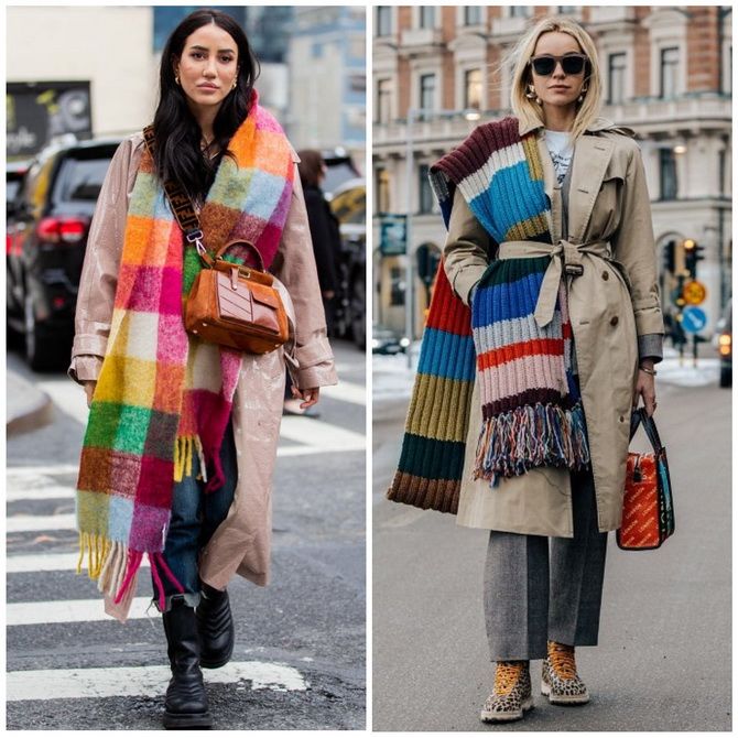 Шапки и шарфы, которые будут на пике моды зимой-весной 2022: стильные аксессуары на каждый день    