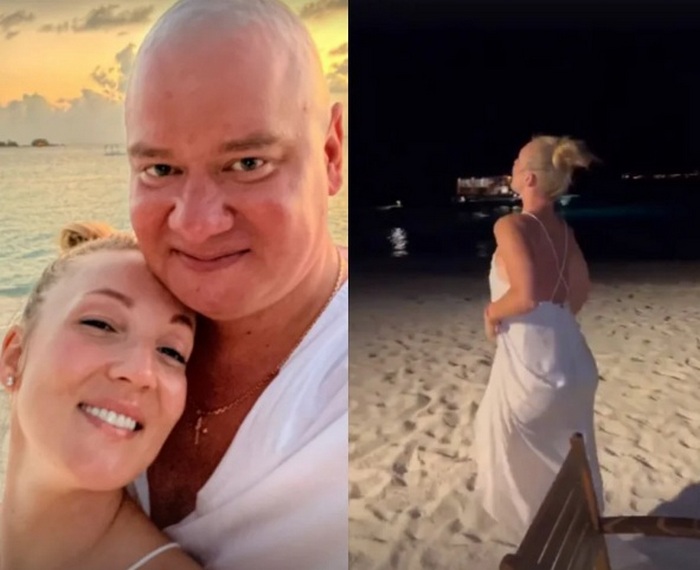 Друга “весільна церемонія“: дружина Євгена Кошового показала романтичні фото з островів