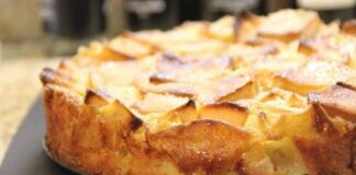 Заливной пирог с яблоками на скорую руку: рецепт ароматной выпечки с сочной начинкой   - today.ua