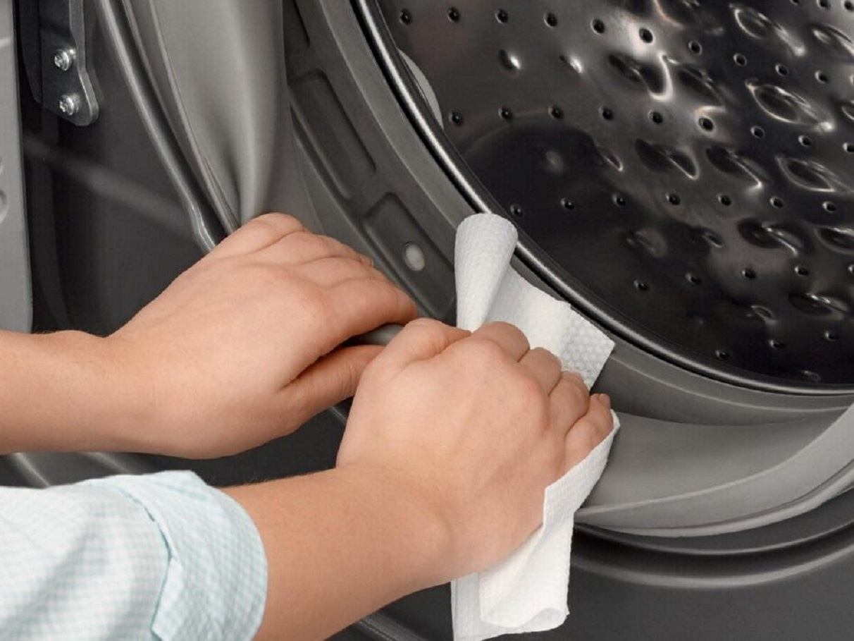 Как почистить стиральную машину от внутреннего налета и накипи при помощи средств для мытья посуды