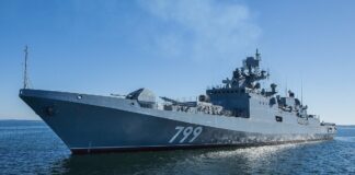 Українська ракета потрапила у російський фрегат “Адмірал Макаров“ - today.ua