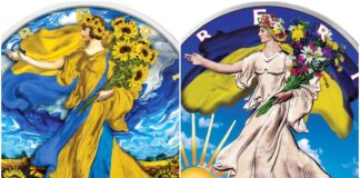 Эксклюзивный доллар для Украины: США выпустили монету в сине-желтых тонах  - today.ua
