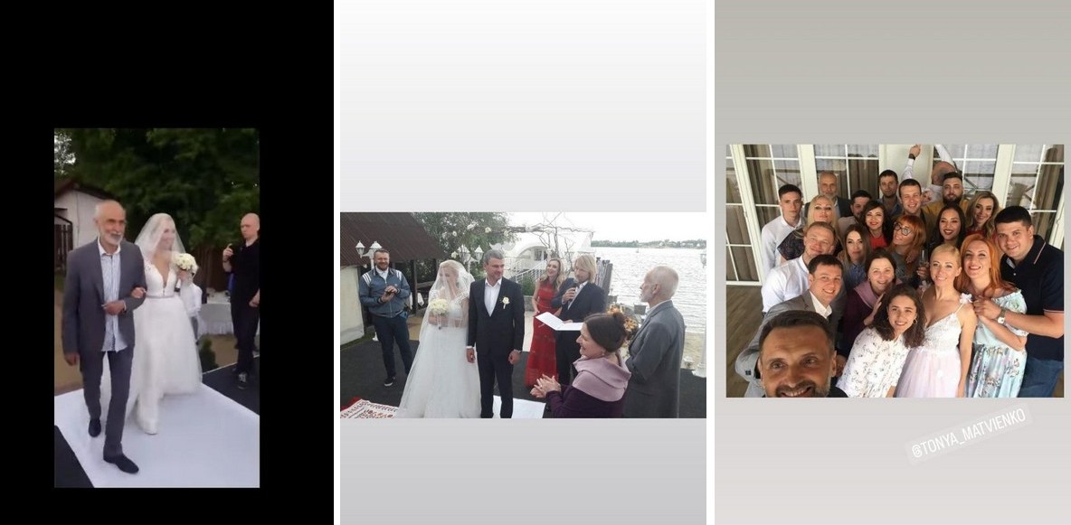 Олег Винник ведучий і дві вінчальні сукні: Тоня Матвієнко показала рідкісні кадри зі свого весілля