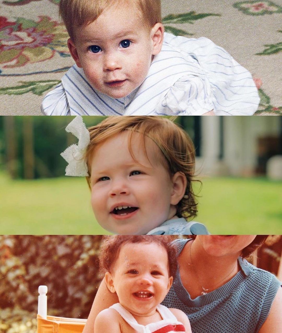 Руде диво: принц Гаррі та Меган Маркл уперше показали фото своєї однорічної дочки