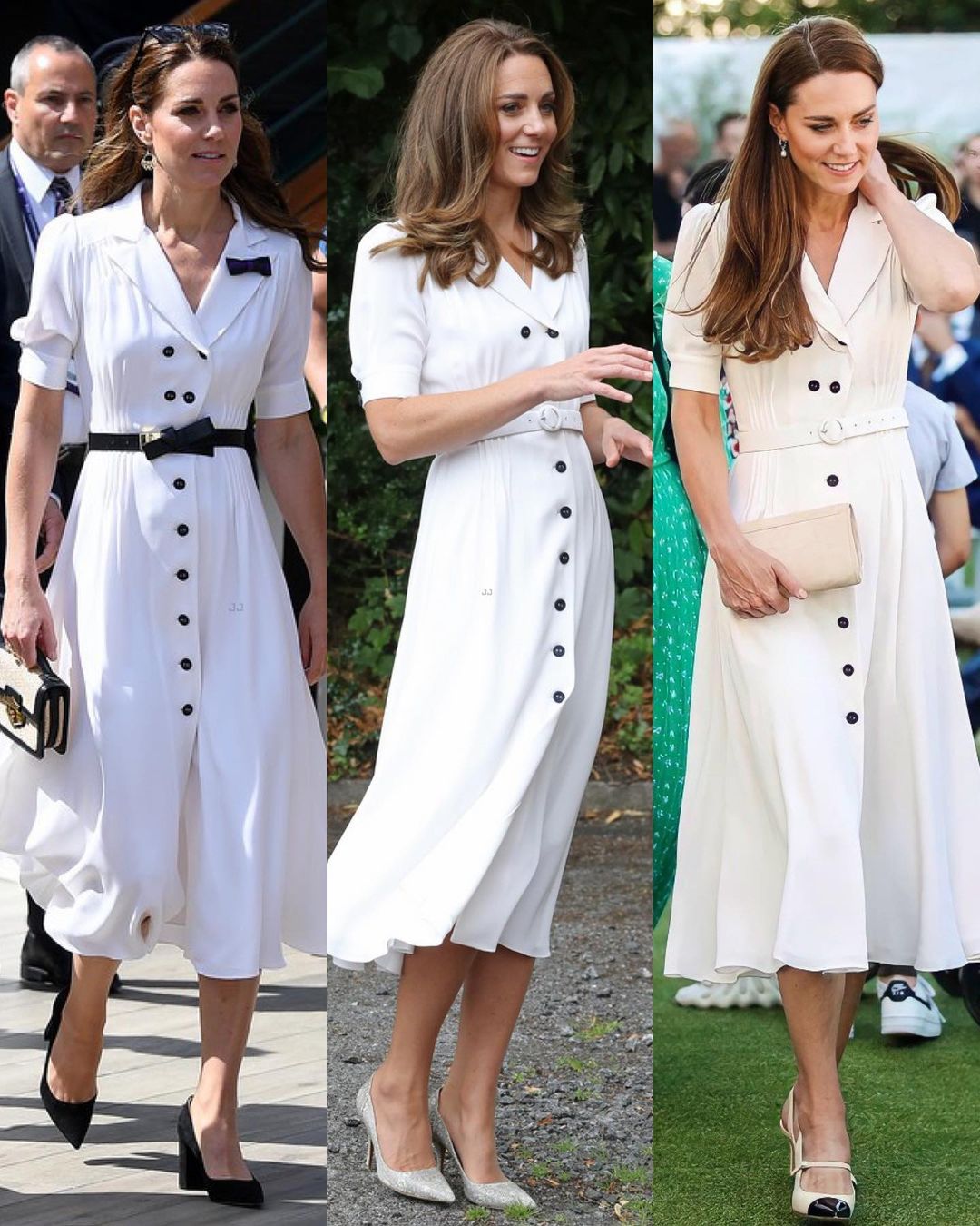 Одна сукня – три образи: Кейт Міддлтон показала, як за допомогою аксесуарів урізноманітнити зовнішній вигляд