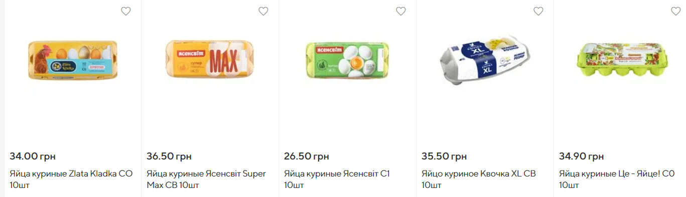 Де дешевше: українські супермаркети оновили ціни на яйця