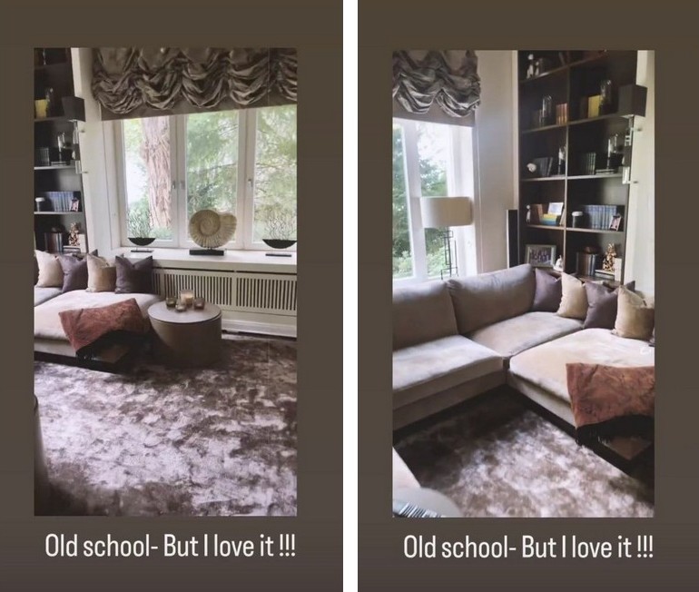 Жена Кличко засветила интерьер своего роскошного двухэтажного дома в Германии