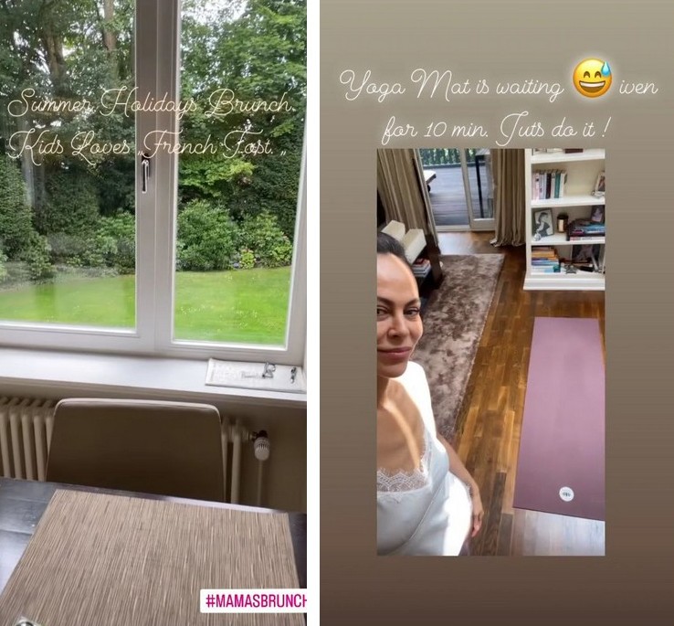 Жена Кличко засветила интерьер своего роскошного двухэтажного дома в Германии
