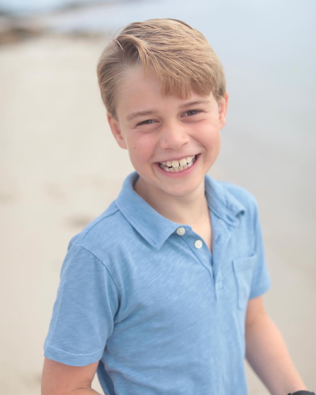 Папина копия: Кейт Миддлтон показала новое фото сына в день его 9-летия