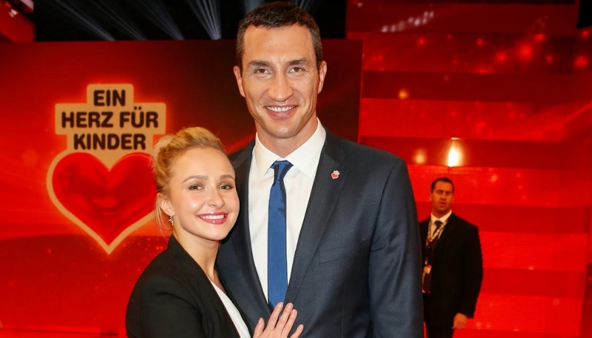 Former bride Wladimir Klitschko admired the look during a rare appearance