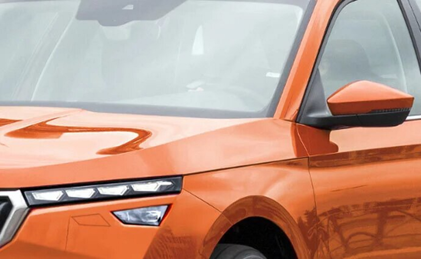 В Сети показали, каким будет обновленный Skoda Kamiq