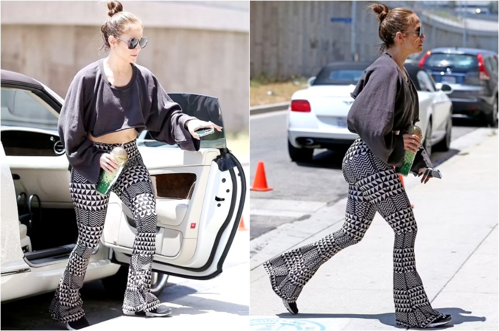 Антитренд: Дженнифер Лопес в нелепом наряде поймали в Лос-Анджелесе папарацци - today.ua