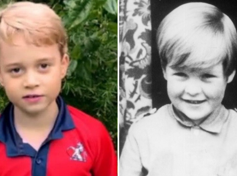 Папина копия: Кейт Миддлтон показала новое фото сына в день его 9-летия