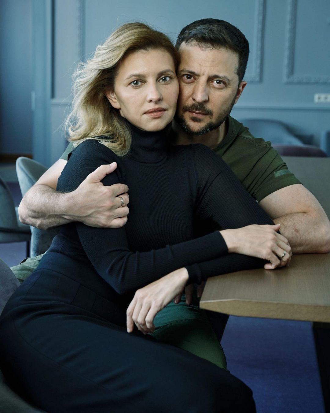 Ніби голлівудська ікона: Олена Зеленська із чоловіком знялася для відомого модного глянцю у стильних образах
