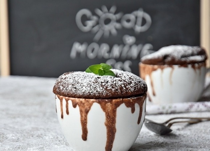 Кекс в микроволновке за 5 минут - рецепт быстрого десерта к утреннему кофе
