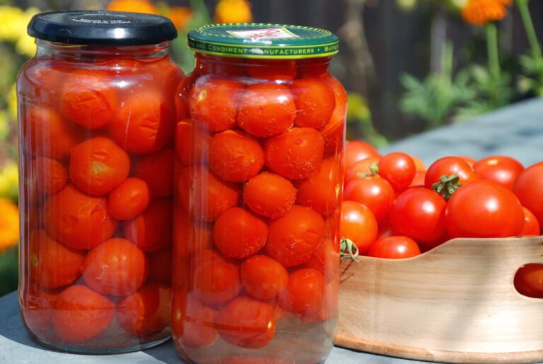 Консервовані помідори без солі, цукру та оцту - від свіжих не відрізнити - today.ua
