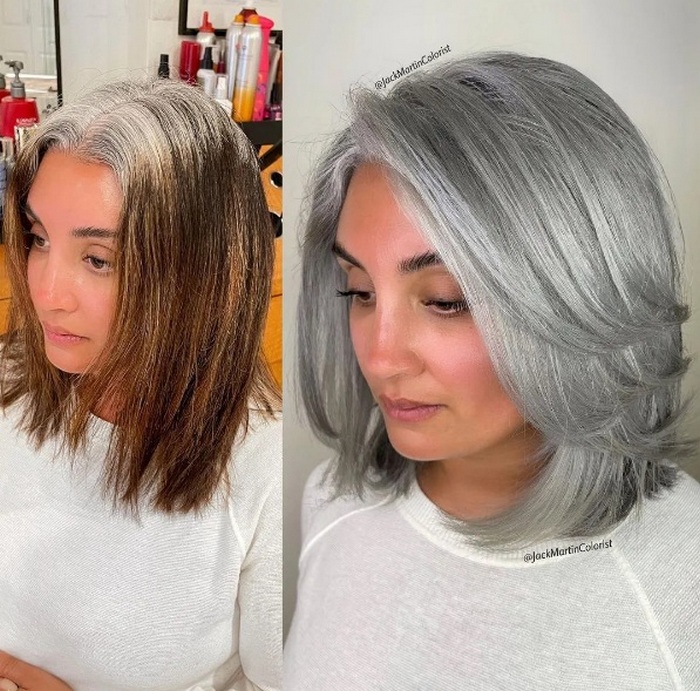 П'ять найкращих зачісок для жінок, які не хочуть зафарбовувати сивину