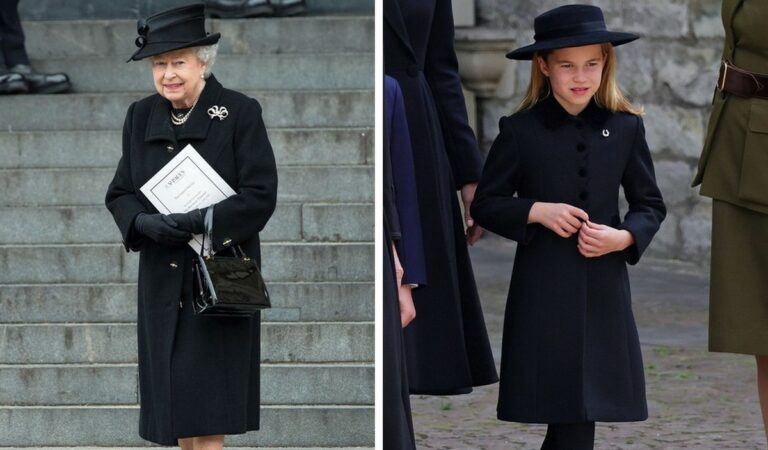 Міні-королева: дочка принца Вільяма та Кейт Міддлтон у капелюшку та пальті як у Єлизавети II вразила публіку - today.ua