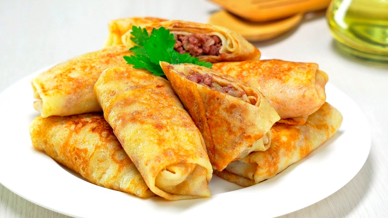 Млинці з м'ясом по-мексиканськи: секрети ідеального тіста на молоці - today.ua