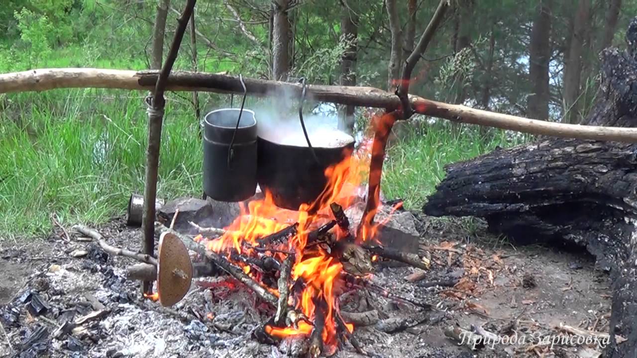 Посуда для костра в походе