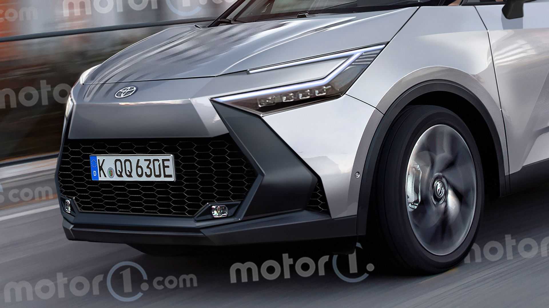 У нового Toyota C-HR может быть “навороченный“ дизайн