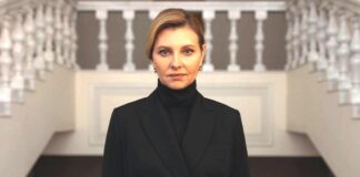Прическа-ракушка и тотал-блэк наряд: Елена Зеленская показала новый элегантный образ - today.ua