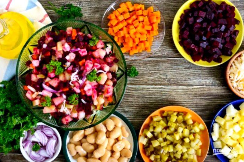 Вінегрет по рецепту Євгена Клопотенко: як приготувати салат без варіння овочів 