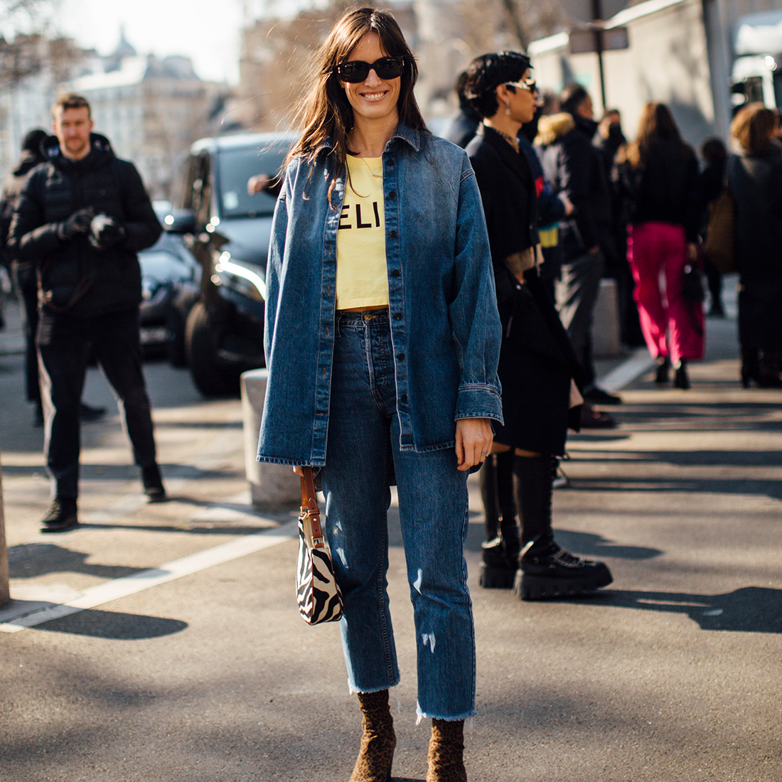 Тотал денім: найкрасивіша українка Ганна Неплях показала, як стильно носити джинси з джинсовою сорочкою - today.ua