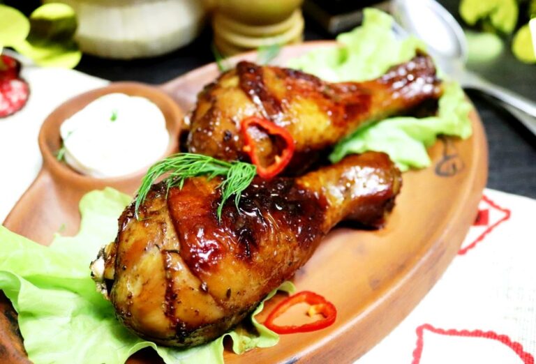 Куриные голени в духовке с хрустящей корочкой — пошаговый рецепт с фото